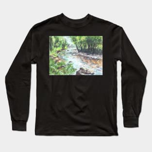 River Barle, Exmoor Long Sleeve T-Shirt